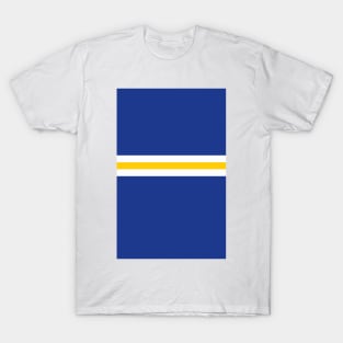 Everton FC Blue White Yellow Colours Bar Design T-Shirt